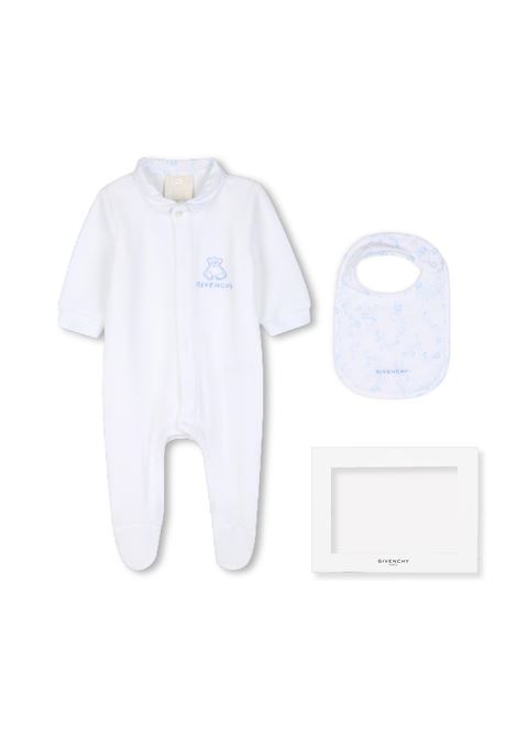 Tutina con bavetta GIVENCHY KIDS | H3153510P